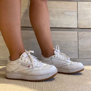 Reebok classics, white, size 6